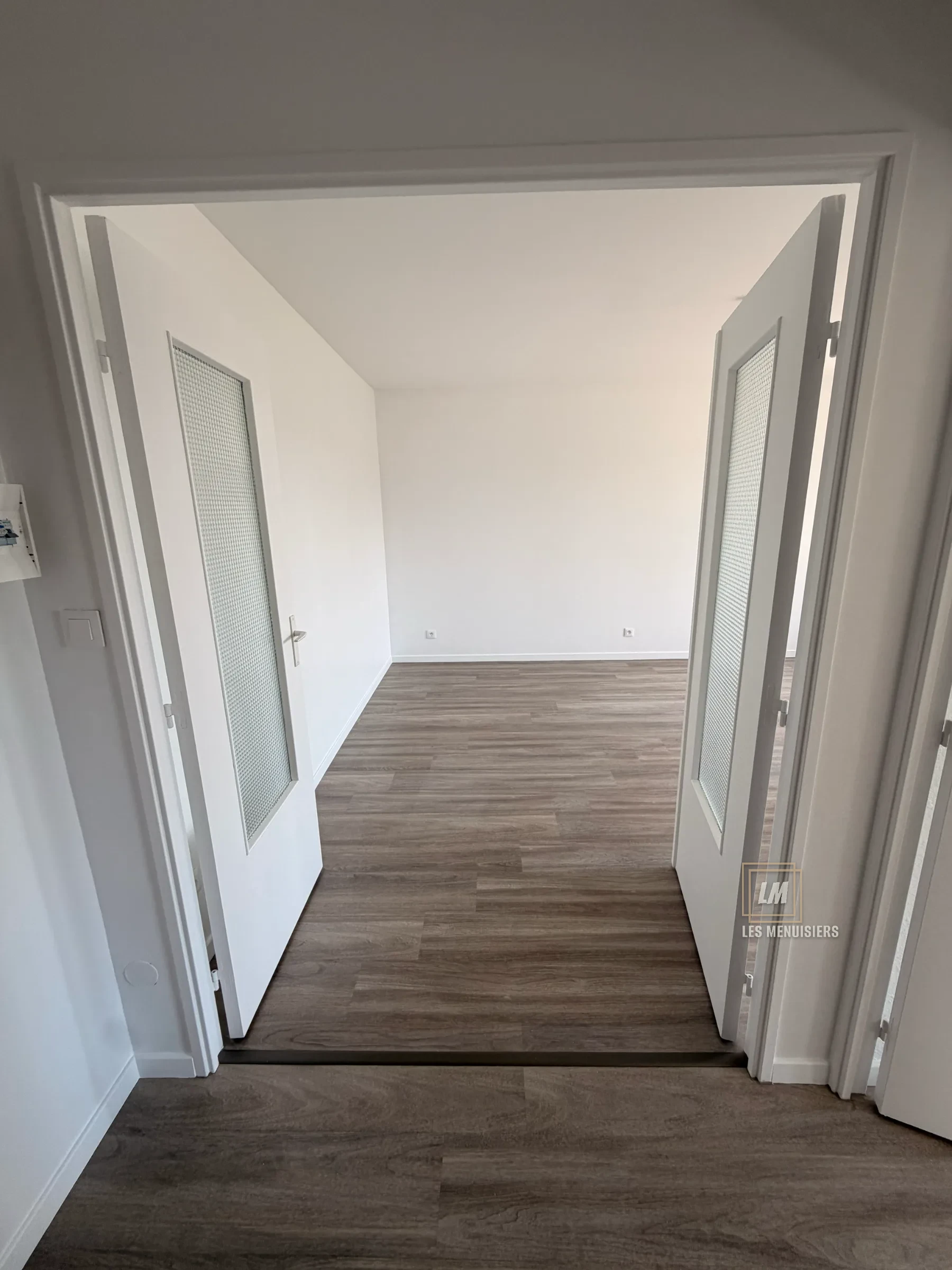 Pièce repeinte après rénovation