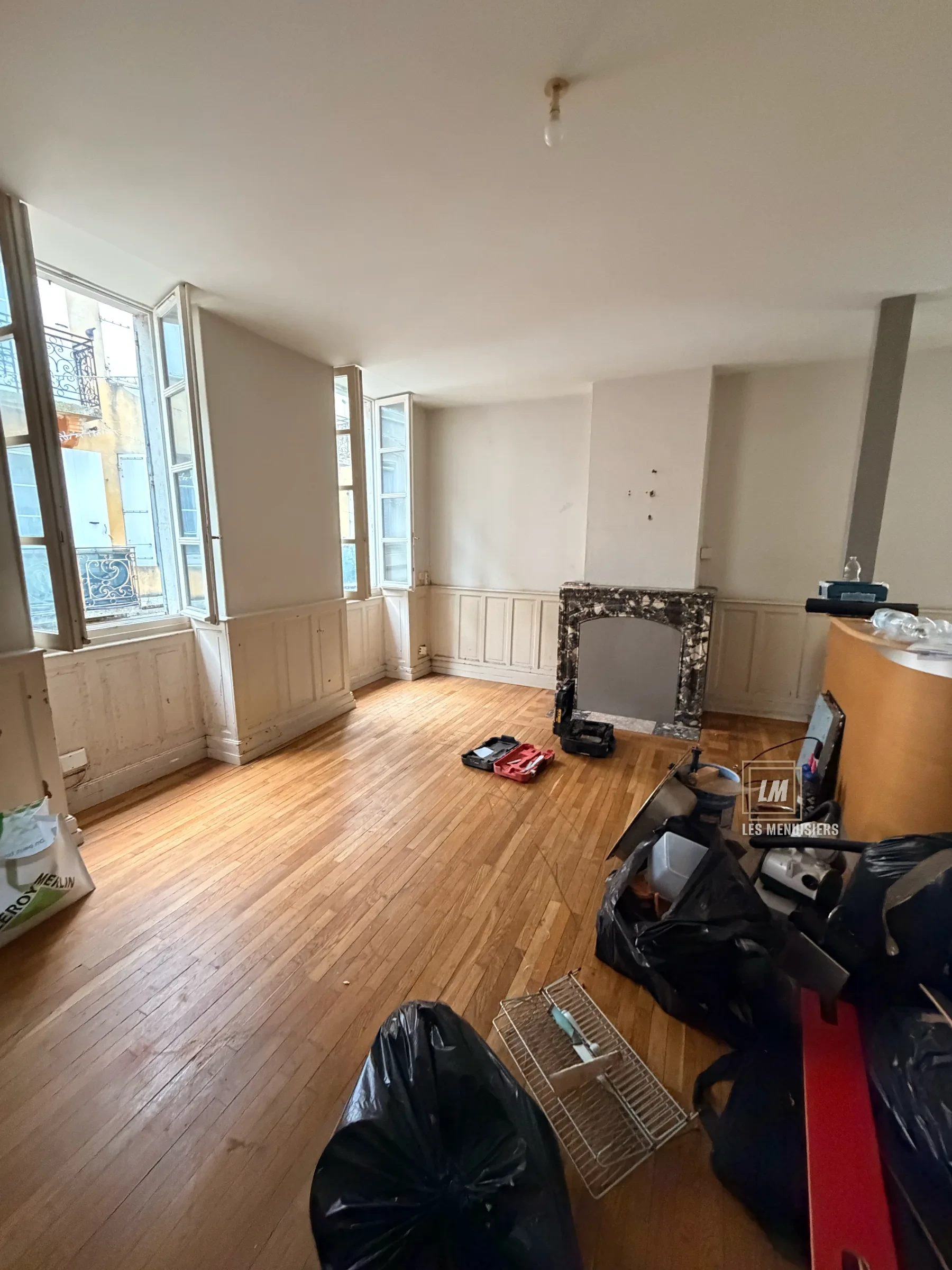 Pièce avant rénovation complète